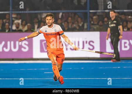 Bhubaneswar, India. 13 dicembre, 2018. Hockey Odisha uomini di Coppa del Mondo di Bhubaneswar 2018. Luogo: Kalinga Stadium. Robbert Kemperman durante il gioco India vs Paesi Bassi. Credito: Pro scatti/Alamy Live News Foto Stock