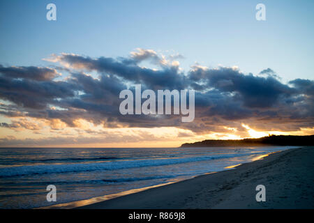 Tramonto su Point Lookout, North Stradbroke Island, Queensland, Australia Foto Stock