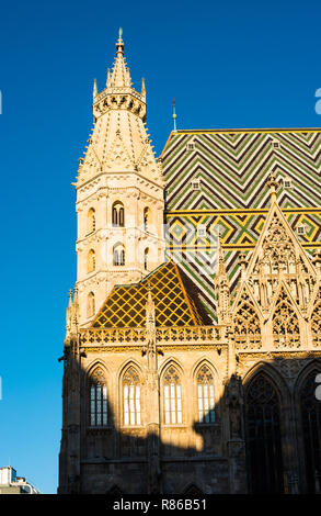 Il Duomo di Santo Stefano (Stephansdom) a Vienna, in Austria Foto Stock