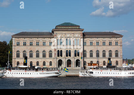 Nationalmuseum (Museo Nazionale delle Belle Arti), Blasieholmen, Stoccolma, Svezia Foto Stock