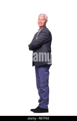 Ritratto di un uomo corpo pieno Foto Stock