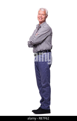 Ritratto di un uomo corpo pieno Foto Stock