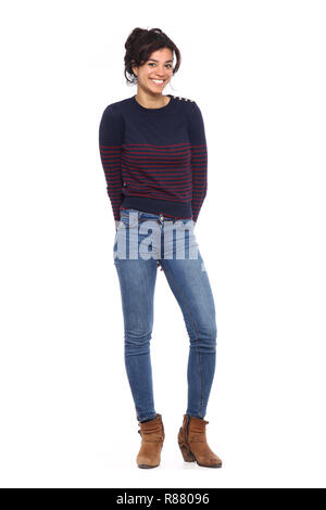 Bella donna afro Foto Stock