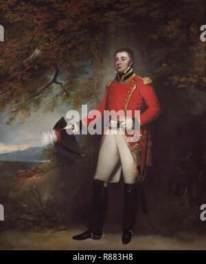 Il capitano e il tenente colonnello Robert Dalrymple, da Giovanni Westbrooke Chandler (1764-1804). Foto Stock