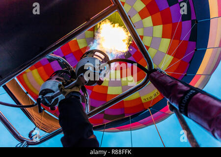 Dettaglio di una mongolfiera - San Miguel De Allende, Messico Foto Stock