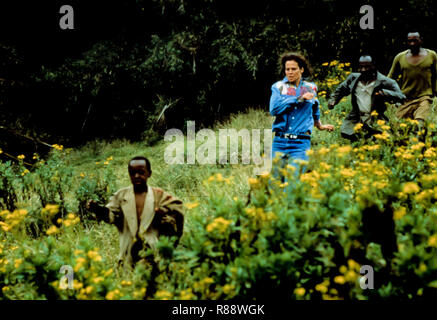 Sigourney Weaver, Gorilla nella nebbia, 1988 Foto Stock