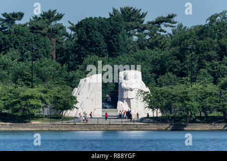 Martin Luther King Memorial, Washington DC, Stati Uniti d'America. Foto Stock