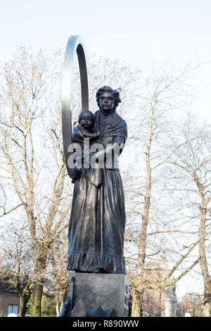 Oaks catastrofe mineraria Memorial, Barnsley, South Yorkshire Foto Stock