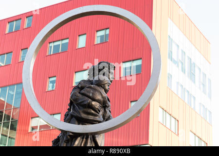 Oaks catastrofe mineraria Memorial, Barnsley, South Yorkshire Foto Stock