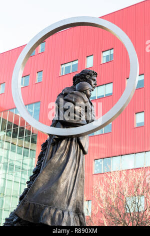 Oaks catastrofe mineraria Memorial, Barnsley, South Yorkshire Foto Stock