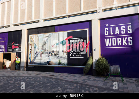 Barnsley Town Center area dello shopping Foto Stock