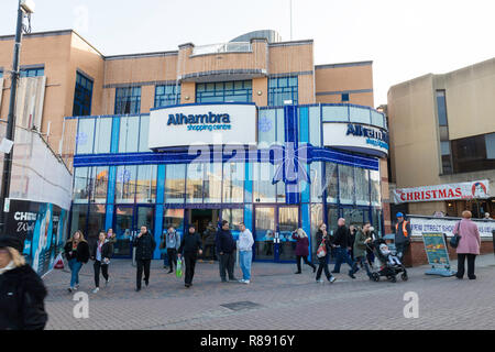 Barnsley Town Center area dello shopping Foto Stock