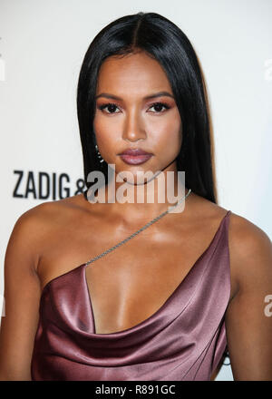 MANHATTAN, NEW YORK CITY, NY, Stati Uniti d'America - 06 settembre: Karrueche Tran al Daily fila anteriore di Moda 2018 Media Awards che si è tenuto presso il Park Hyatt New York il 6 settembre 2018 a Manhattan, New York New York, Stati Uniti. (Foto di Xavier COLLIN/Image Press Agency) Foto Stock