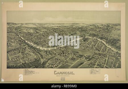 Carnegie, Contea di Allegheny Pennsylvania Foto Stock