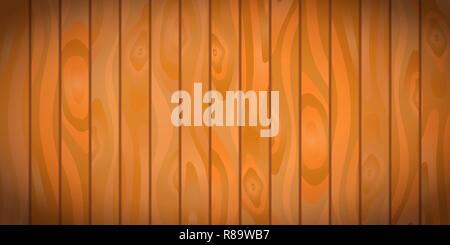 Realistico di tavole di legno con texture Illustrazione Vettoriale