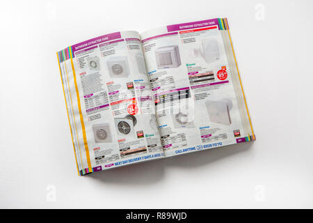Un catalogo Screwfix Foto Stock