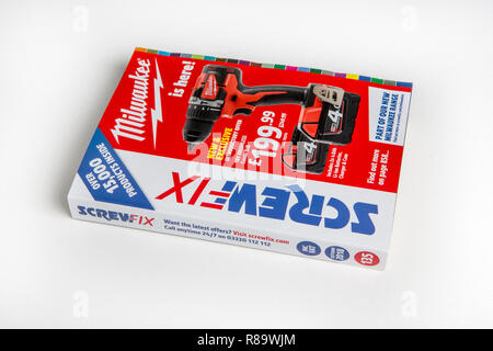 Un catalogo Screwfix Foto Stock