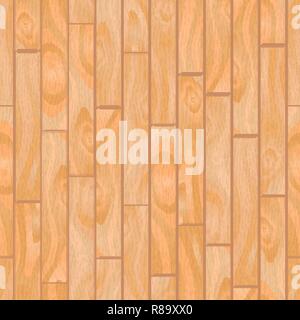 Il beige realistico di tavole di legno con texture, parquet modello senza giunture Illustrazione Vettoriale