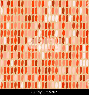 Abstract pattern seamless sfondo. Colorata disegnati a mano forme ovali. Semplice texture moderna per il design di tendenza Foto Stock