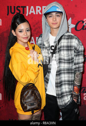 HOLLYWOOD, Los Angeles, CA, Stati Uniti d'America - 27 ottobre: Jenna Ortega, di Ascer Angelo a appena Jared del settimo annuale festa di Halloween svoltasi a Goya Studios su ottobre 27, 2018 a Hollywood e Los Angeles, California, Stati Uniti. (Foto di Xavier COLLIN/Image Press Agency) Foto Stock