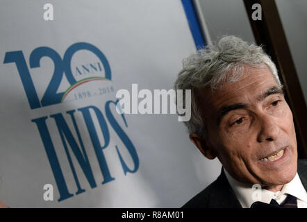 Foto di Fabio Cimaglia / LaPresse 14-12-2018 Roma Italiano 120 anni di INPS Nella foto Tito Boeri foto di Fabio Cimaglia / LaPresse 14-12-2018 Roma (Italia) Politic INPS 120 anni nel pic Tito Boeri Foto Stock