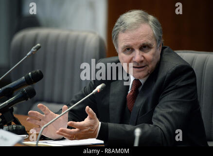 Foto di Fabio Cimaglia / LaPresse 14-12-2018 Roma Italiano 120 anni di INPS Nella foto Ignazio Visco foto di Fabio Cimaglia / LaPresse 14-12-2018 Roma (Italia) Politic INPS 120 anni nel pic Ignazio Visco Foto Stock