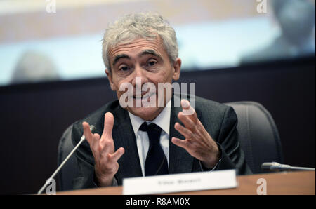 Foto di Fabio Cimaglia / LaPresse 14-12-2018 Roma Italiano 120 anni di INPS Nella foto Tito Boeri foto di Fabio Cimaglia / LaPresse 14-12-2018 Roma (Italia) Politic INPS 120 anni nel pic Tito Boeri Foto Stock