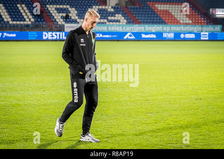 TILBURG - 14-12-2018, Koning Willem II stadion olandese Eredivisie calcio stagione 2018 / 2019. ADO player Lex Immers controllando il passo prima della partita Willem II - ADO. Foto Stock
