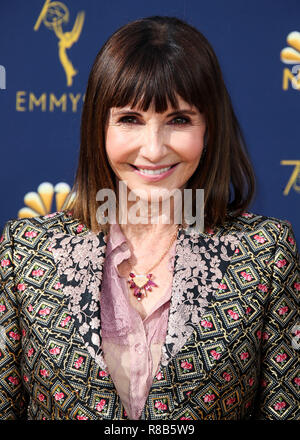 LOS ANGELES, CA, Stati Uniti d'America - 17 settembre: Mary Steenburgen al settantesimo annuale di Primetime Emmy Awards tenutosi presso il Teatro di Microsoft in L.A. Vivere il 17 settembre 2018 a Los Angeles, California, Stati Uniti. (Foto di Xavier COLLIN/Image Press Agency) Foto Stock