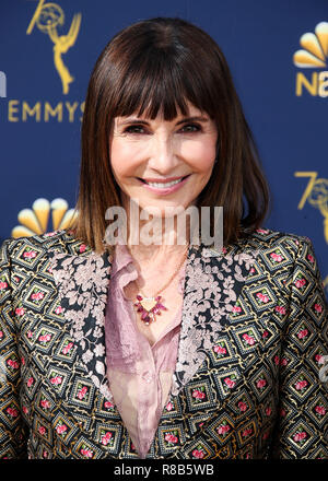 LOS ANGELES, CA, Stati Uniti d'America - 17 settembre: Mary Steenburgen al settantesimo annuale di Primetime Emmy Awards tenutosi presso il Teatro di Microsoft in L.A. Vivere il 17 settembre 2018 a Los Angeles, California, Stati Uniti. (Foto di Xavier COLLIN/Image Press Agency) Foto Stock