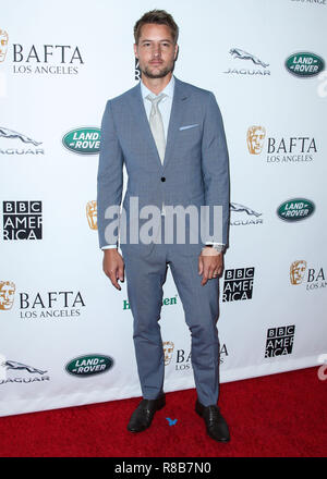 BEVERLY HILLS, Los Angeles, CA, Stati Uniti d'America - 15 settembre: Justin Hartley presso il BAFTA Los Angeles + BBC America TV Tea Party 2018 tenutosi presso il Beverly Hilton Hotel il 15 settembre 2018 a Beverly Hills Los Angeles, California, Stati Uniti. (Foto di Xavier COLLIN/Image Press Agency) Foto Stock