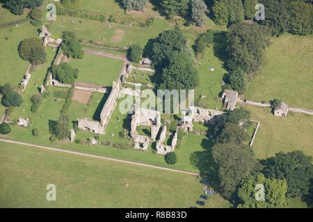 Jervaulx Abbey, North Yorkshire, 2014. Creatore: Storico Inghilterra fotografo personale. Foto Stock