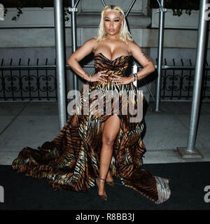 MANHATTAN, NEW YORK CITY, NY, Stati Uniti d'America - 7 settembre: Nicki Minaj al Harper's Bazaar celebrazione dell 'icone da Carine Roitfeld" tenutasi presso il Plaza Hotel il 7 settembre 2018 a Manhattan, New York New York, Stati Uniti. (Foto di Xavier COLLIN/Image Press Agency) Foto Stock