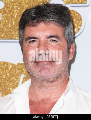 HOLLYWOOD, Los Angeles, CA, Stati Uniti d'America - 19 settembre: Simon Cowell presso l' America's Got Talent' stagione 13 Finale Live Show Red Carpet tenutosi presso il Teatro Dolby il 19 settembre 2018 a Hollywood e Los Angeles, California, Stati Uniti. (Foto di Image Press Agency) Foto Stock