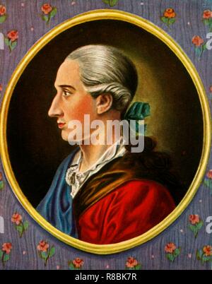 "Johann Wolfgang von Goethe", (1933). Creatore: sconosciuto. Foto Stock