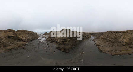 Visualizzazione panoramica a 360 gradi di Nansen Isola, Franz Josef Land