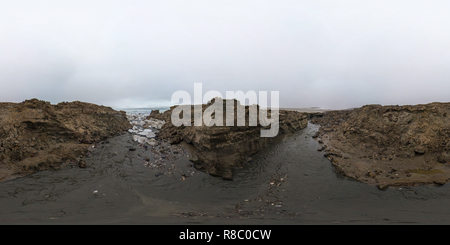 Visualizzazione panoramica a 360 gradi di Nansen Isola, Franz Josef Land