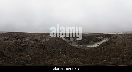 Visualizzazione panoramica a 360 gradi di Nansen Isola, Franz Josef Land