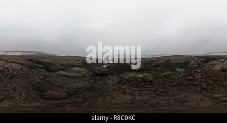 Visualizzazione panoramica a 360 gradi di Nansen Isola, Franz Josef Land