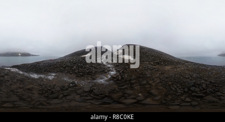 Visualizzazione panoramica a 360 gradi di Nansen Isola, Franz Josef Land