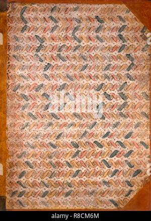 Il marmo endpaper, 1950s. Creatore: Scuola di inglese (xx secolo).