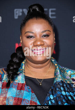 HOLLYWOOD, Los Angeles, CA, Stati Uniti d'America - maggio 06: Adrienne C. Moore a Netflix FYSee Kick Off Party 2018 tenutasi a Raleigh Studios il 6 maggio 2018 a Hollywood e Los Angeles, California, Stati Uniti. (Foto di Xavier COLLIN/Image Press Agency) Foto Stock