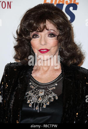 BEVERLY HILLS, Los Angeles, CA, Stati Uniti d'America - 20 aprile: Joan Collins nella venticinquesima gara annuale per cancellare MS gala tenutosi presso il Beverly Hilton Hotel il 20 aprile 2018 a Beverly Hills Los Angeles, California, Stati Uniti. (Foto di Xavier COLLIN/Image Press Agency) Foto Stock