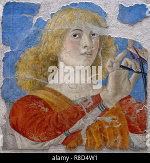 Musicista angel, c1480. Foto Stock