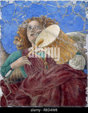 Musicista angel, c1480. Foto Stock