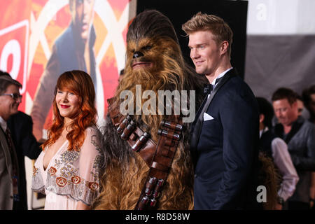 HOLLYWOOD, Los Angeles, CA, Stati Uniti d'America - 10 Maggio: Chewbecca, Joonas Suotamo presso il Los Angeles Premiere di Disney Pictures e Lucasfilm's 'Solo: una Star Wars Storia" tenutasi presso l'El Capitan theater il 10 maggio 2018 a Hollywood e Los Angeles, California, Stati Uniti. (Foto di Xavier COLLIN/Image Press Agency) Foto Stock