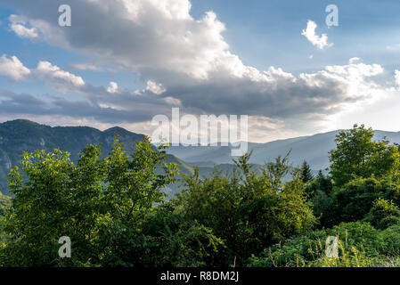 Vista montagna Foto Stock