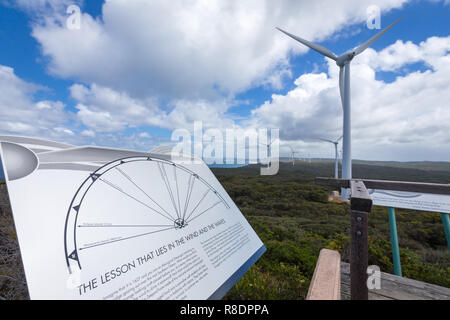 Albany Wind Farm, Australia occidentale Foto Stock