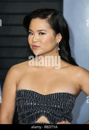 BEVERLY HILLS, Los Angeles, CA, Stati Uniti d'America - MARZO 04: Kelly Marie Tran al 2018 Vanity Fair Oscar Party a Wallis Annenberg Center for the Performing Arts il 4 marzo 2018 a Beverly Hills Los Angeles, California, Stati Uniti. (Foto di Xavier COLLIN/Image Press Agency) Foto Stock