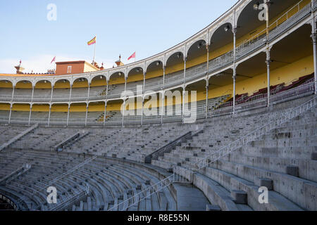 Monumentale arena di Las Ventas - Plaza de toros Monumental de Las Ventas, Madrid, Spagna Foto Stock